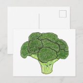 Broccoli Briefkaart (Voorkant / Achterkant)