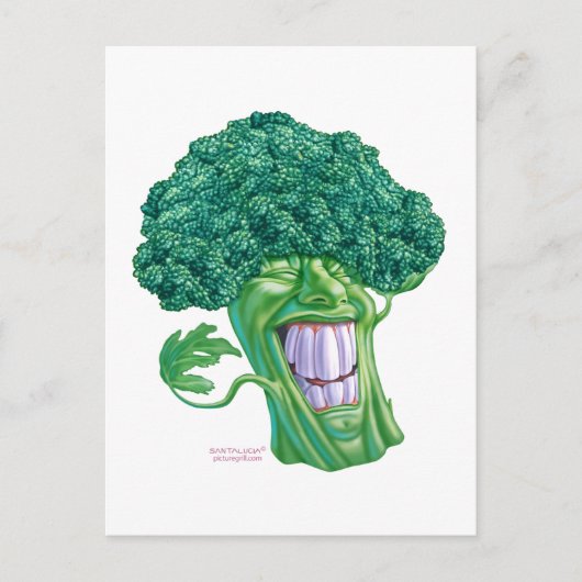 broccoli briefkaart (Voorkant)