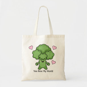 Broccoli Broc My World Canvas tas