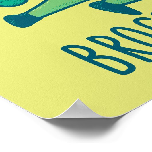 Broccoli Brocco-Lee Poster (Hoek)