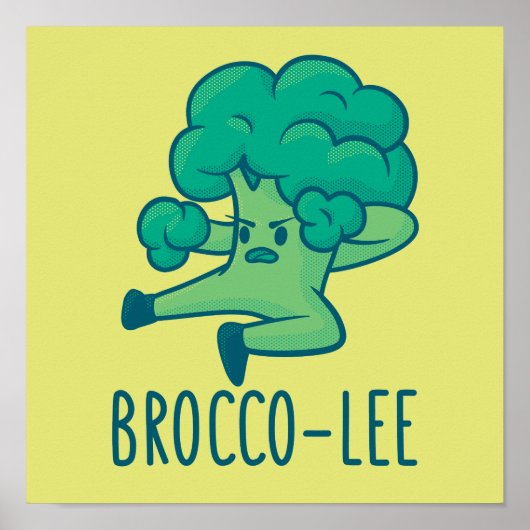 Broccoli Brocco-Lee Poster (Voorkant)