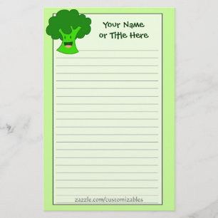 Broccoli Bunch Stationery Briefpapier