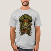 Broccoli Bushido — Beschermer van het Bos T-shirt (Voorkant)