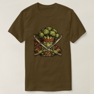 Broccoli Bushido — Grappige Groente Samurai Krijge T-shirt