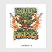 Broccoli Bushido – HOU DE BOSSEN Held Sticker (Vel)