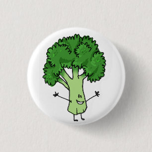 Broccoli-Button Ronde Button 3,2 Cm