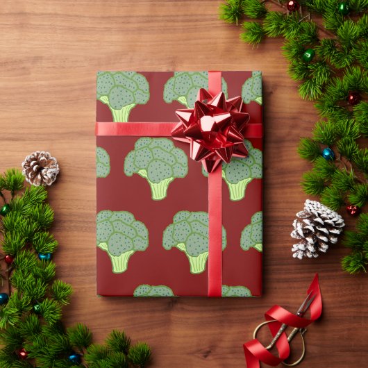 Broccoli Cadeaupapier (Feestdagen Geschenken)