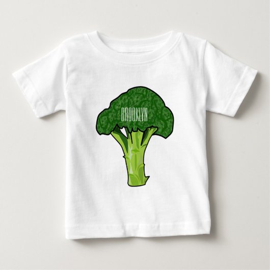 Broccoli cartoon illustratie (Voorkant)