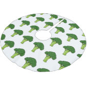 Broccoli cartoon illustratie kerstboom rok (Gekanteld)