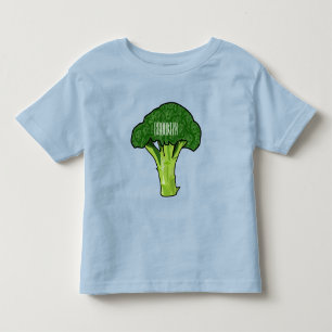 Broccoli cartoon illustratie kinder shirts