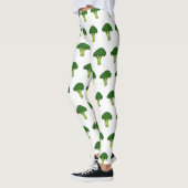 Broccoli cartoon illustratie leggings (Links)