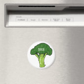 Broccoli cartoon illustratie magneet (Insitu (Vaatwasser))