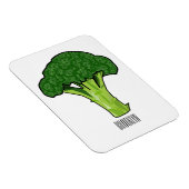 Broccoli cartoon illustratie magneet (Rechterzijde)
