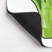 Broccoli cartoon illustratie muismat (Hoek)