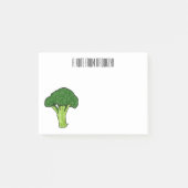 Broccoli cartoon illustratie post-it® notes (Voorkant)