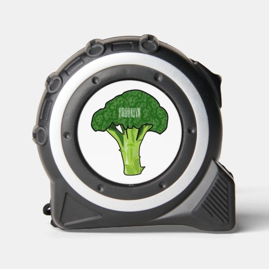Broccoli cartoon illustratie rolmaat (Voorkant)