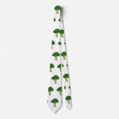 Broccoli cartoon illustratie stropdas (Voorkant)