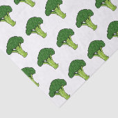 Broccoli cartoon illustratie tissuepapier (Detail)