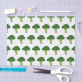 Broccoli cartoon illustratie tissuepapier (Craft)