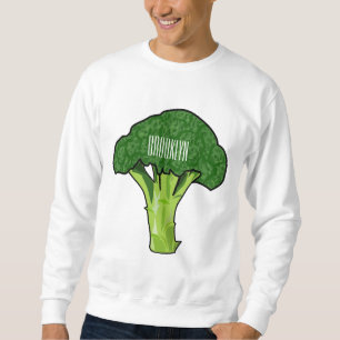 Broccoli cartoon illustratie trui