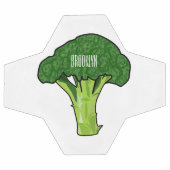 Broccoli cartoon illustratie voetbal (Enkel)