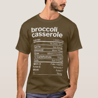 Broccoli Casserole familie voor voedingsdoeleinden T-shirt