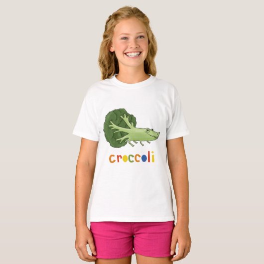 broccoli crocodile t-shirt (Voorkant volledig)