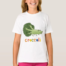 broccoli crocodile t-shirt