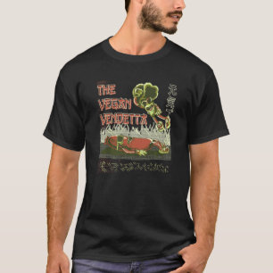 Broccoli De Vegan Vendetta Worstelen Groente Wr T-shirt