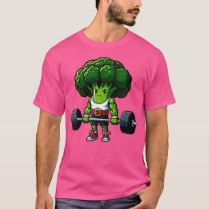 Broccoli Deadlift Gewichtheffen Gym Vegan T-shirt