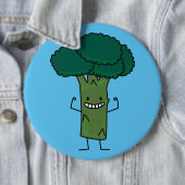 Broccoli die gelukkige boom hoofd groene groente ronde button 6,0 cm (In situ)