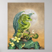 Broccoli Dragon 11x14 (4x6 en hoger) Poster (Voorkant)