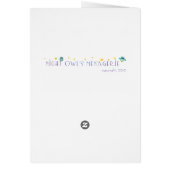 Broccoli en Apple Funny Earth Day Kaart (Achterkant)