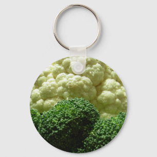 Broccoli en bloemkool sleutelhanger
