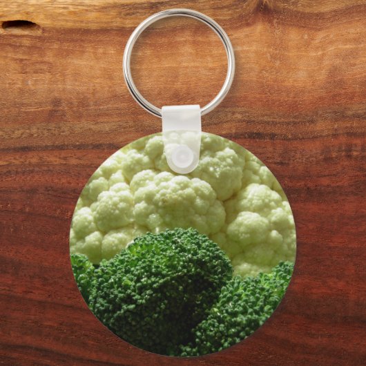 Broccoli en bloemkool sleutelhanger (Voorkant)