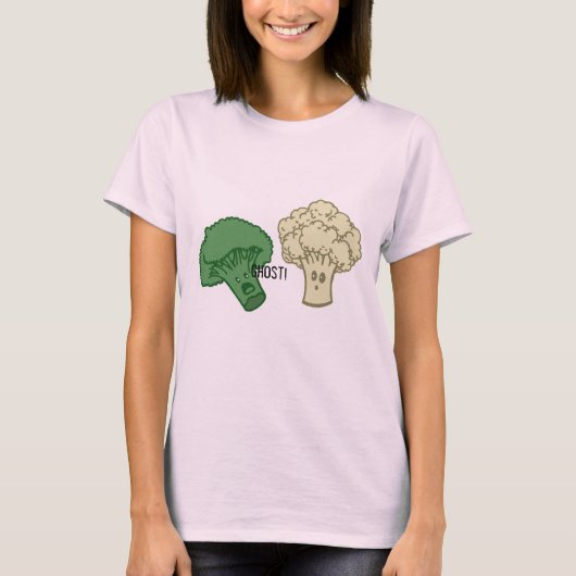 Broccoli en Shirt van bloemkool Ghost (Voorkant)