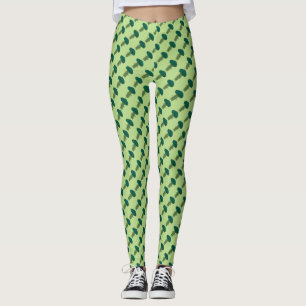 Broccoli Flexibele groene groente met groene boomk Leggings