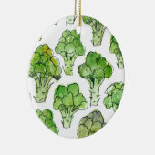 Broccoli - Formeel Keramisch Ornament (Rechts)