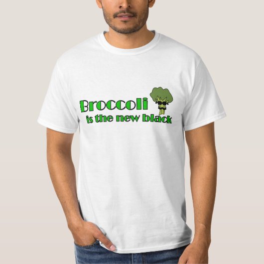 Broccoli - Funny Vegetarian T Shirt (Voorkant)
