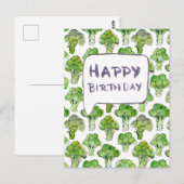 Broccoli – Gefeliciteerd Briefkaart (Voorkant / Achterkant)
