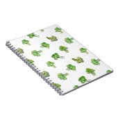 Broccoli - Gestreept - Open Notitieboek (Rechterzijde)