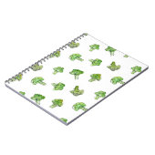 Broccoli - Gestreept - Open Notitieboek (Linkerzijde)