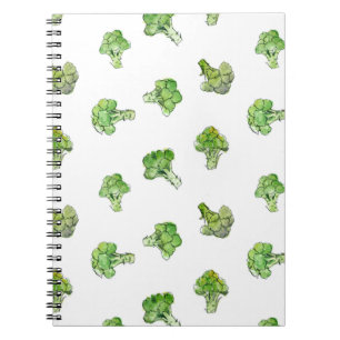 Broccoli - Gestreept - Open Notitieboek