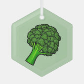 Broccoli Glas Ornament (Voorkant)