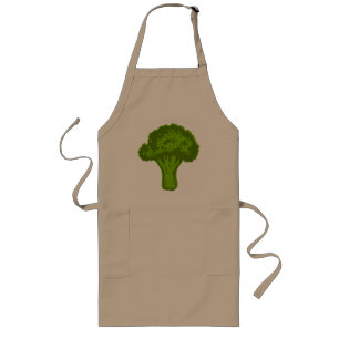 Broccoli Grafisch Lang Schort