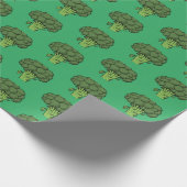 Broccoli Groene Groenten Gag Gift Grappig Cadeaupapier (Hoek)