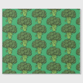Broccoli Groente Grappig Cadeau Funny Cadeaupapier (Vlak)