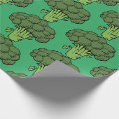 Broccoli Groente Grappig Cadeau Funny Cadeaupapier (Hoek)