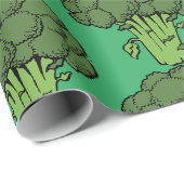 Broccoli Groente Grappig Cadeau Funny Cadeaupapier (Rol Hoek)