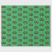 Broccoli Groente Grappige Gag Gift Cadeaupapier (Vlak)